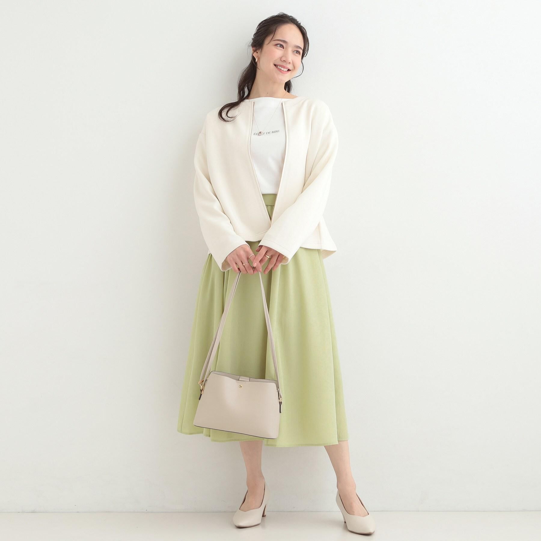 SHOO･LA･RUE「【S-LL】美しく見せる ボートネックロンT」|Tシャツ・カットソー|