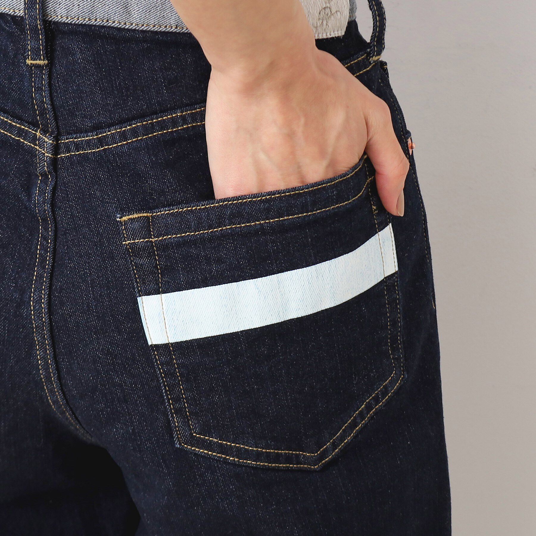 Dessin「【ユニセックス・洗える】テーパードデニムパンツ」|その他|