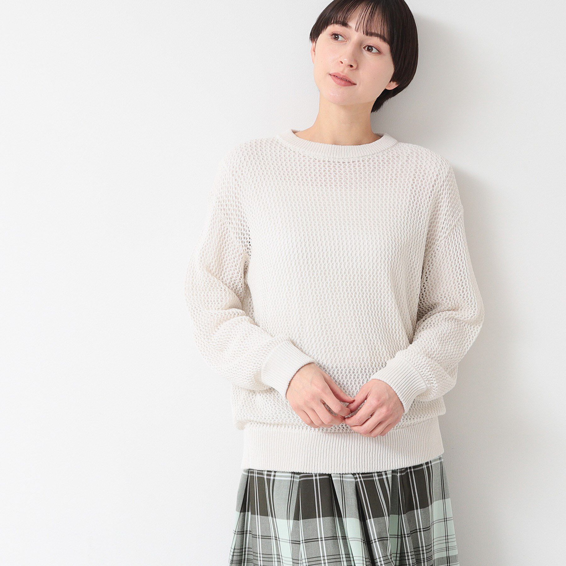 Dessin「【洗える】メッシュニット（S～L）」|ニット・セーター|