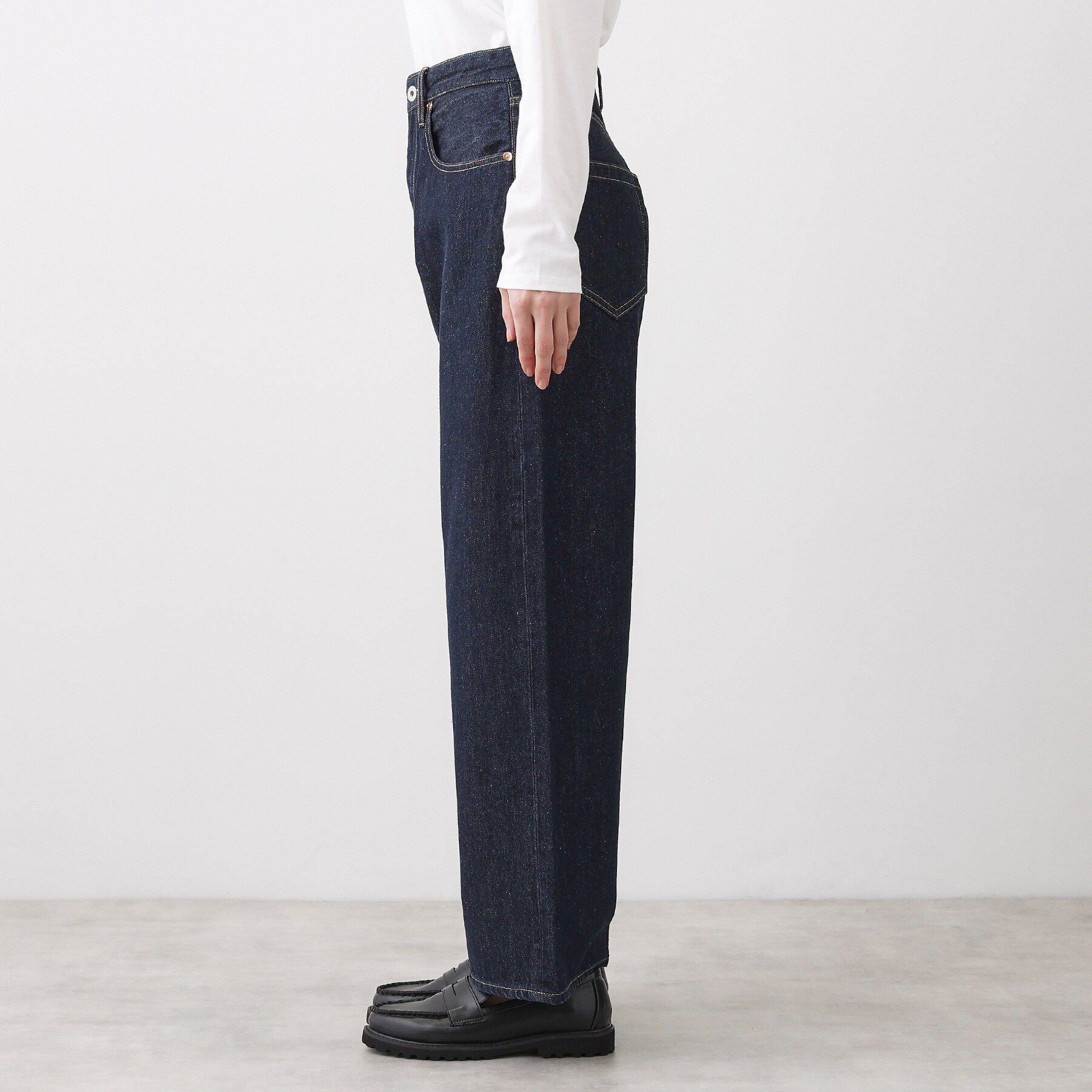 Dessin「【ユニセックス/洗える】ワイドシルエット12OZデニム」|デニム|