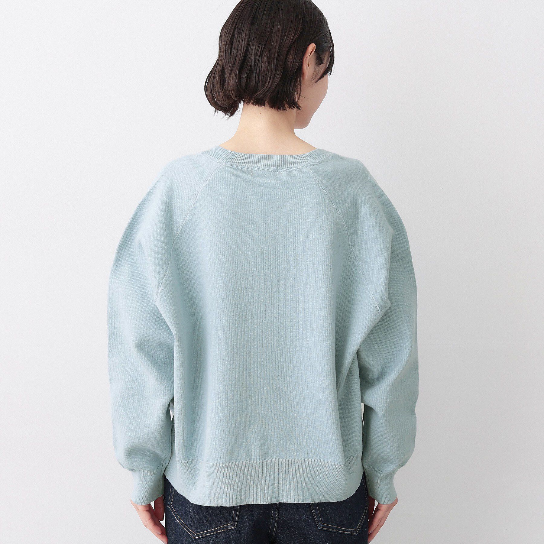 Dessin「【洗える】スウェットライクニット」|ニット・セーター|