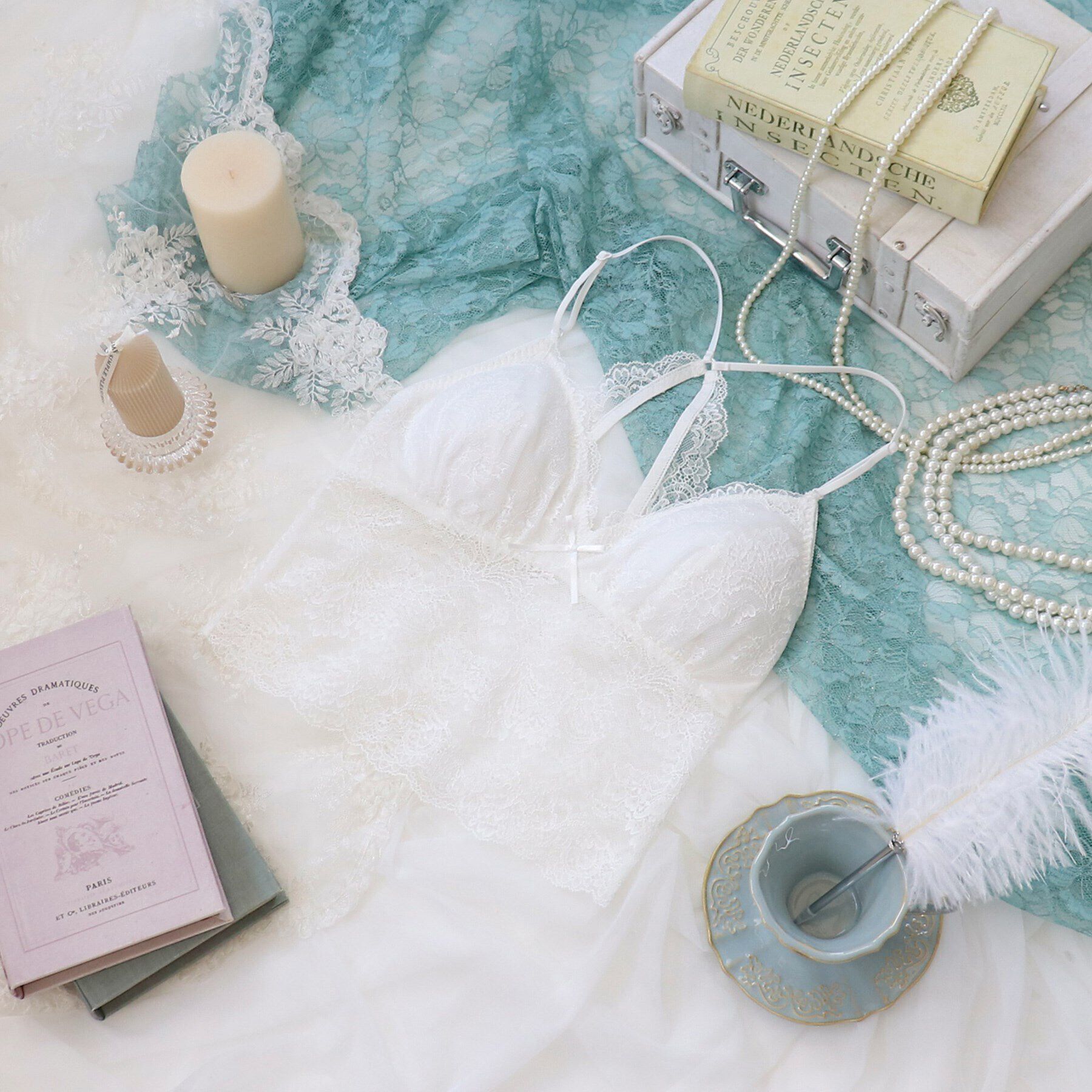 Risa Magli「マリッジ カップ付きキャミソール」|キャミソール|ホワイト(010)