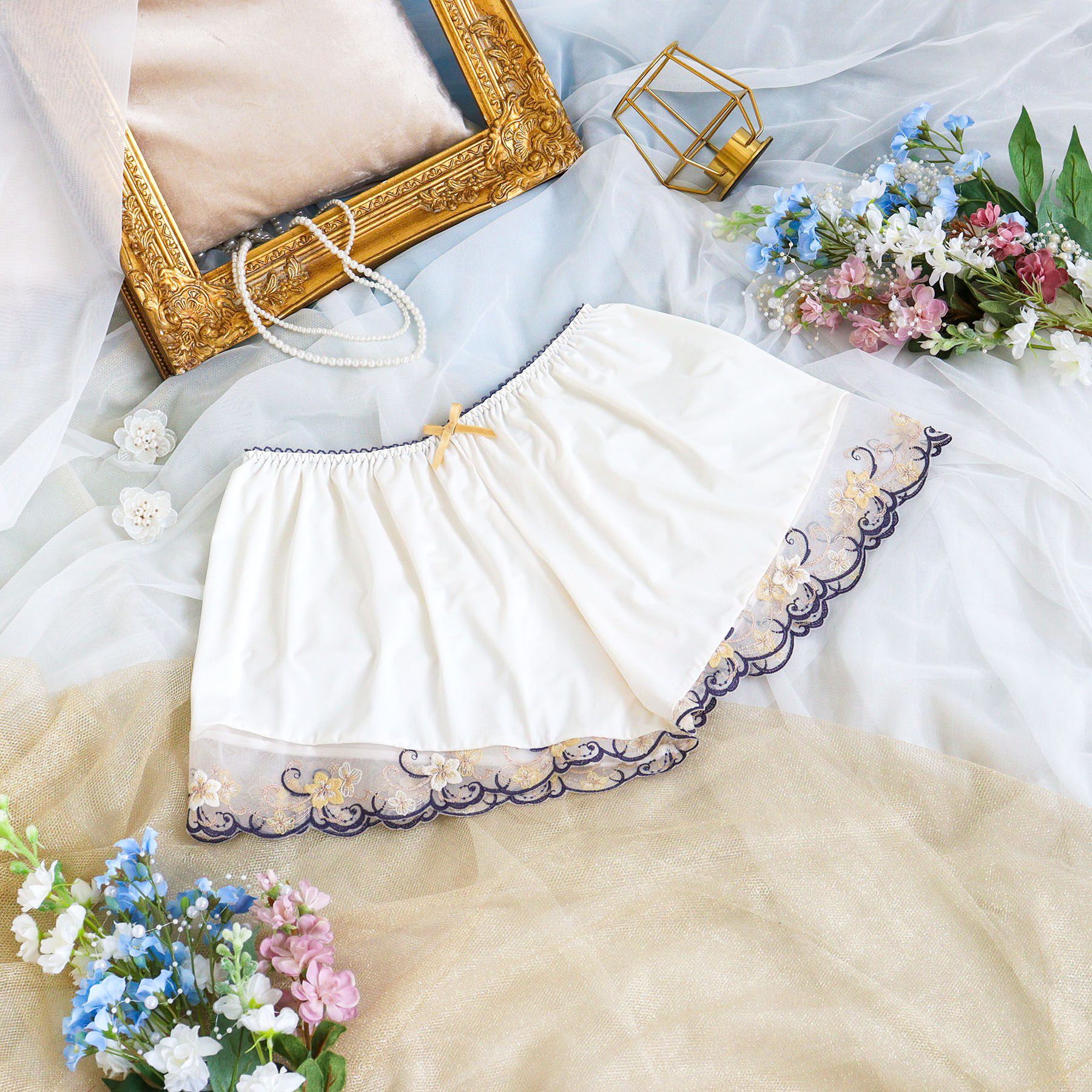 Risa Magli「アイシャ タップパンツ」|インナー|マスタード(033)