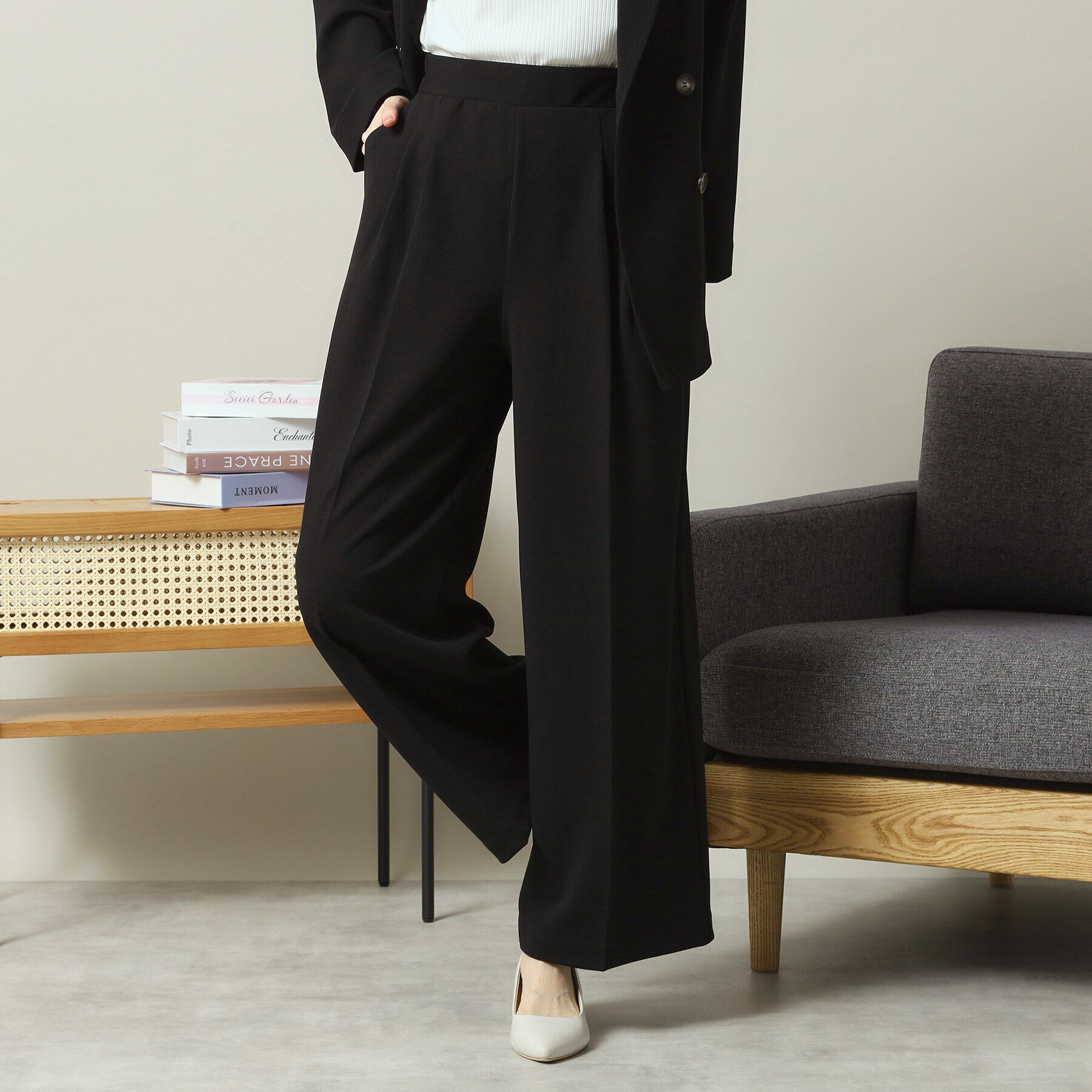 ITS&rsquo;DEMO「【洗濯機OK／吸水速乾／UVカット】カットジョーゼットパンツ」|その他|