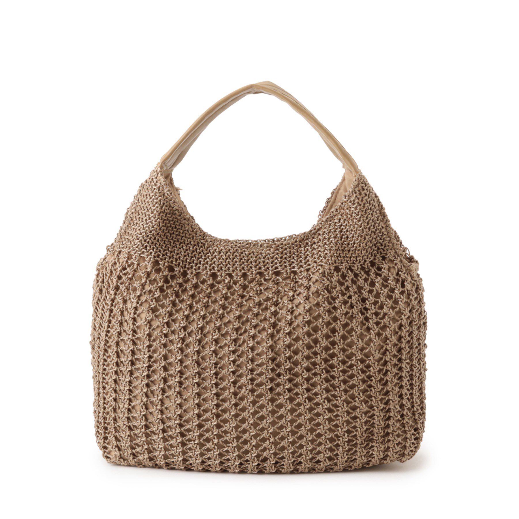 ITS&rsquo;DEMO「コード編みラウンドトート」|トートバッグ|