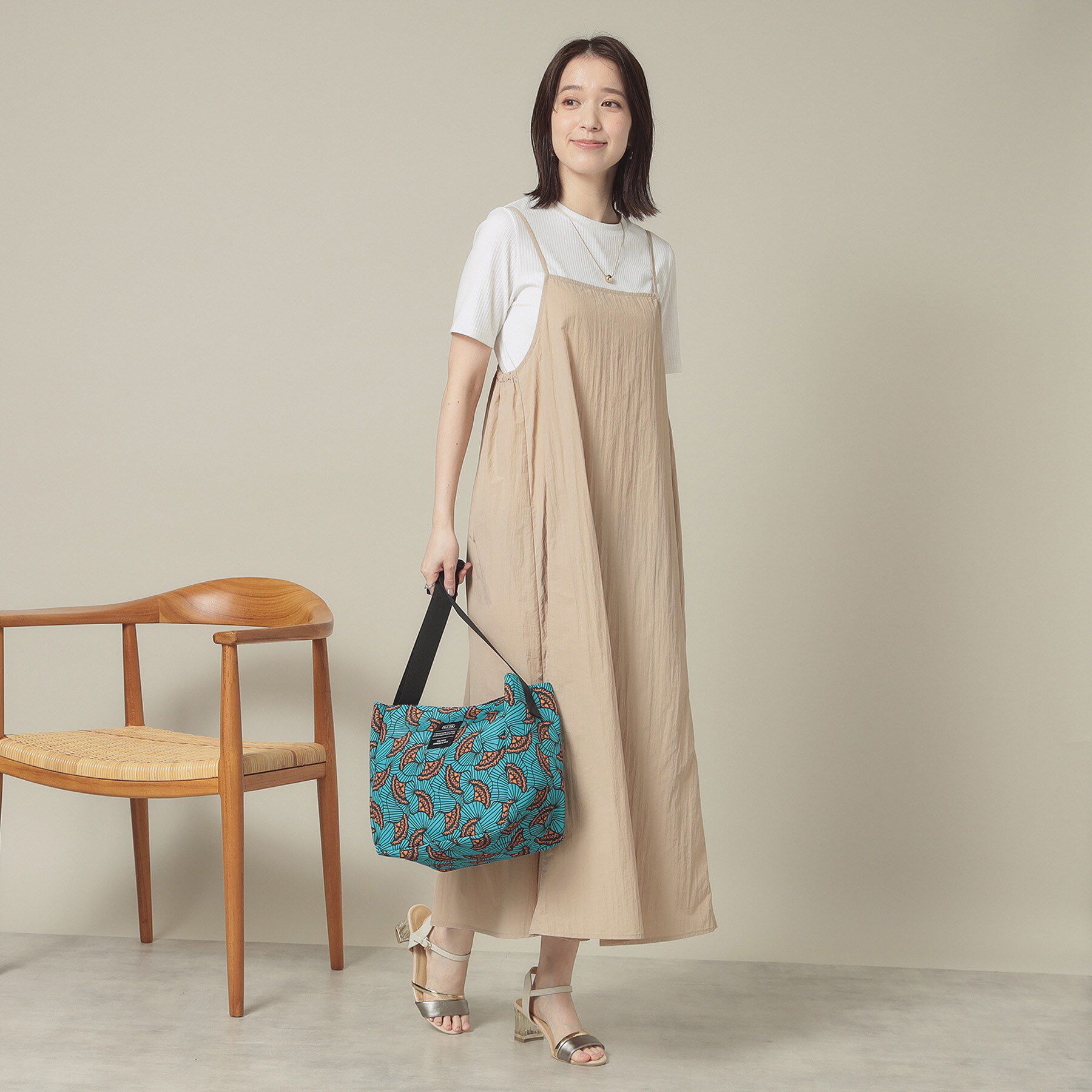 ITS&rsquo;DEMO「【撥水／洗濯機OK】キャミワンピース＜旅服シリーズ＞」|ワンピース|