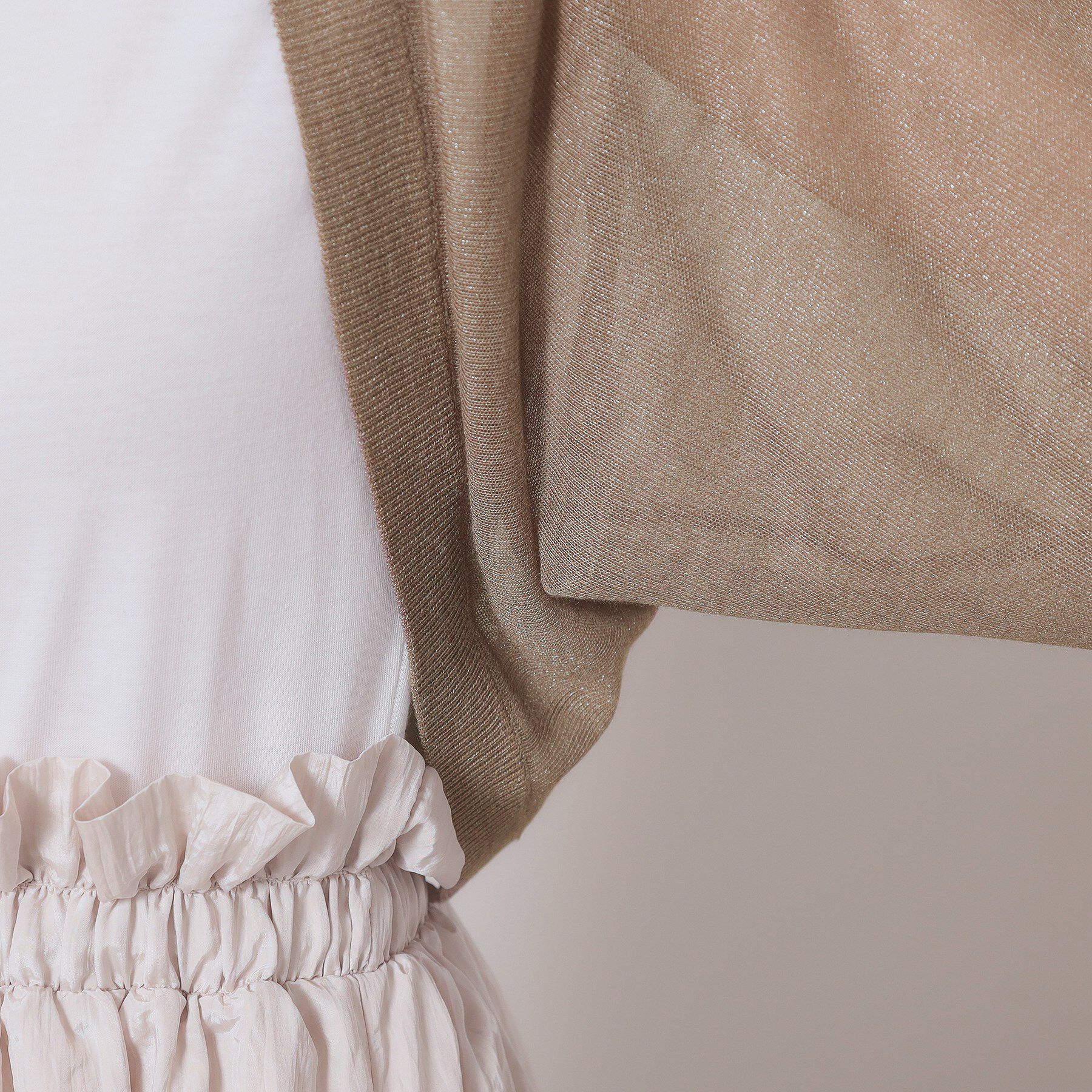 ITS&rsquo;DEMO「【定番人気／手洗い可】ラメボレロ」|カーディガン|