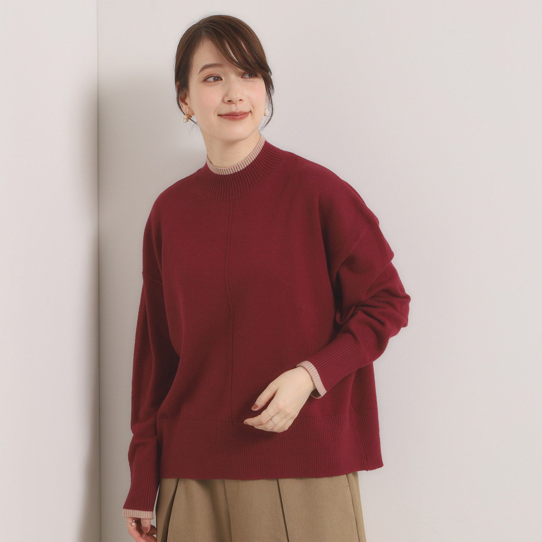 ITS&rsquo;DEMO「【手洗い可】ダブルジャカード編みニット」|ニット・セーター|