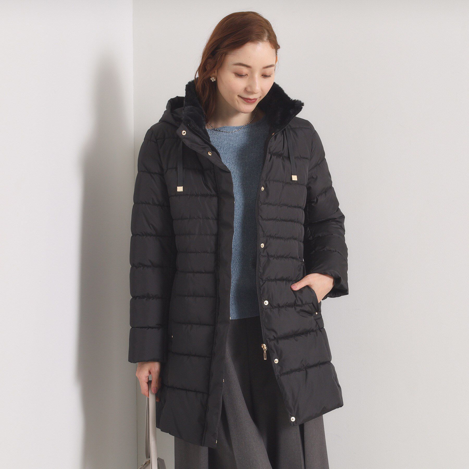 ITS&rsquo;DEMO「【撥水加工】中綿フードコート」|ダウン|