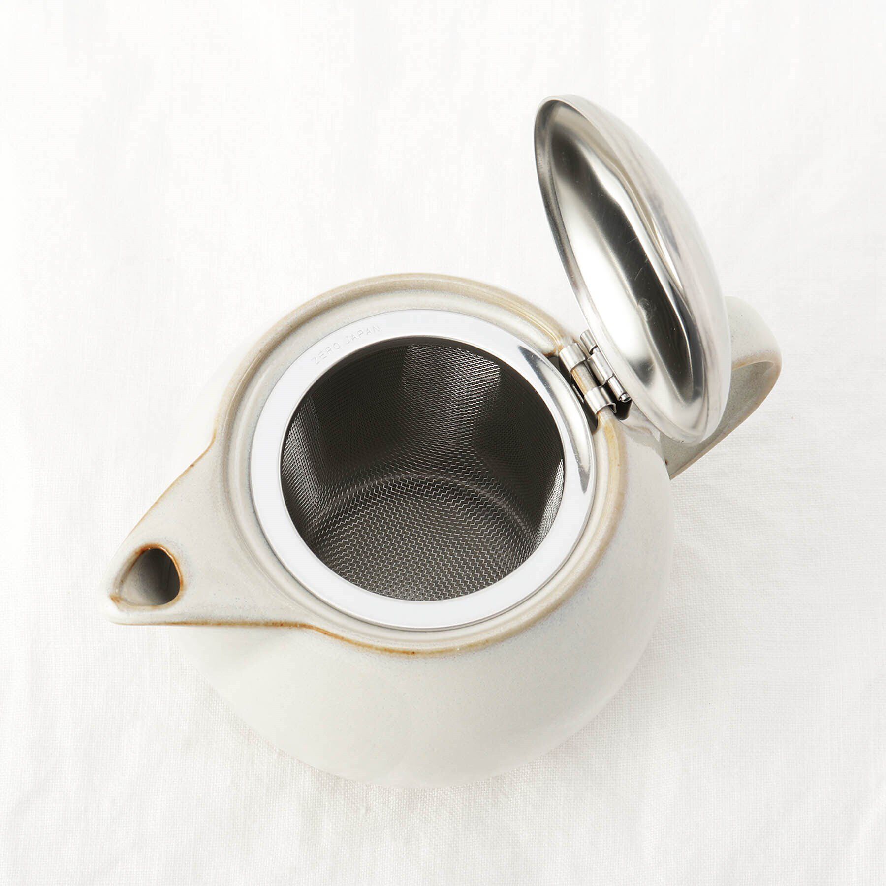 212 KITCHEN STORE「ユニバーサルポット3人用 450cc ナチュラルホワイト ＜ZEROJAPAN ゼロジャパン＞」|食器・キッチングッズ|