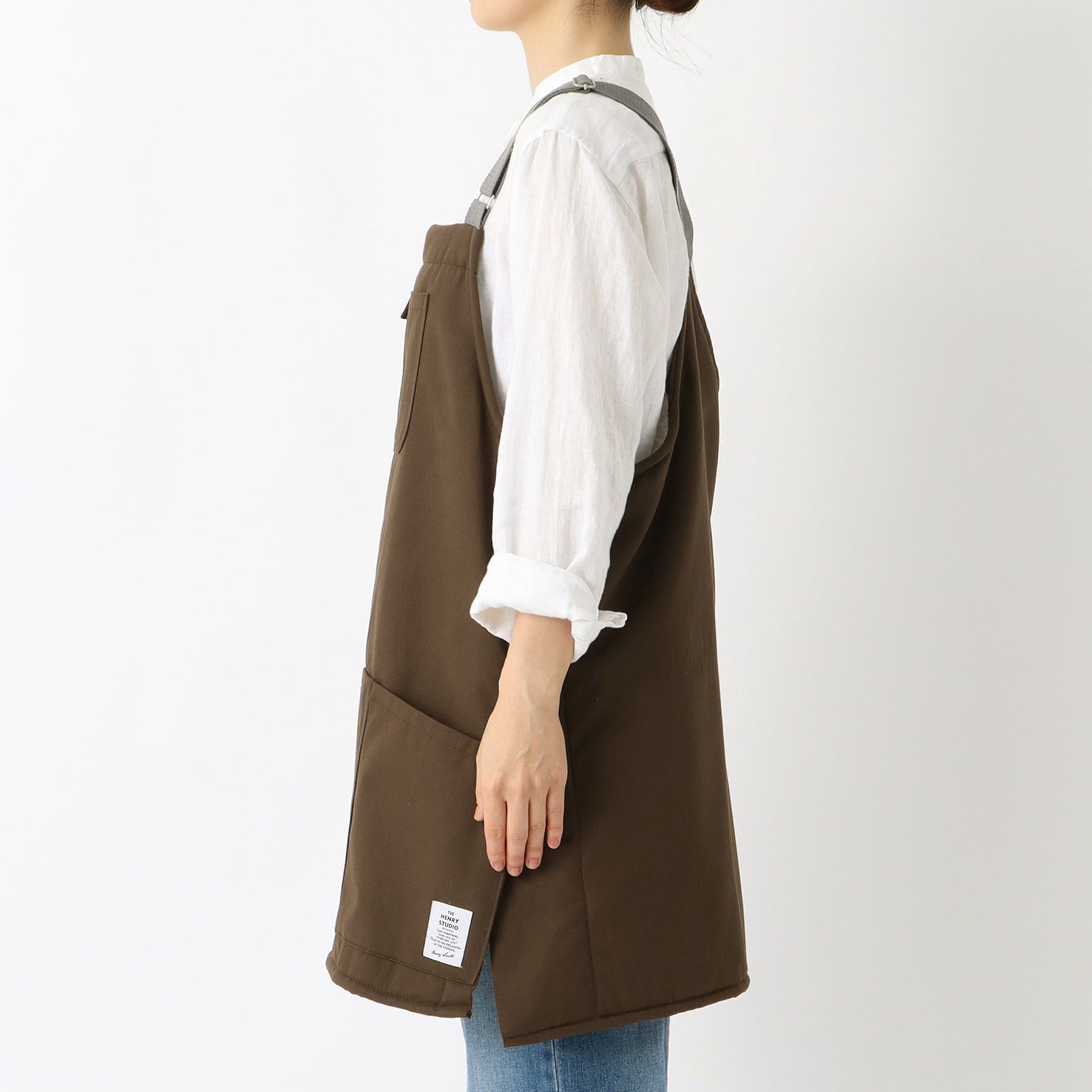 212 KITCHEN STORE「ヘンリースタジオ 裏ボアビブエプロン KH」|食器・キッチングッズ|