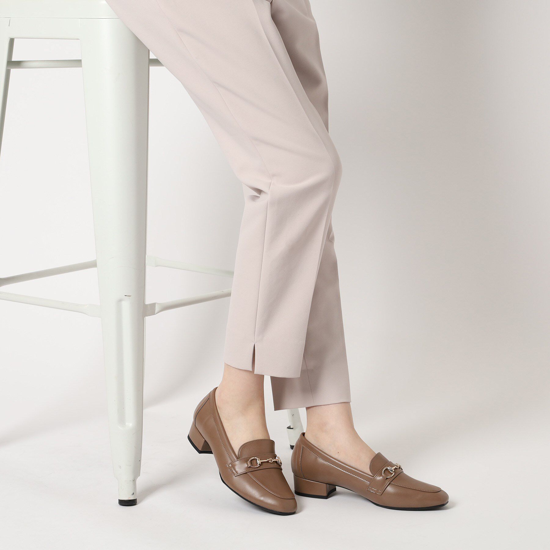 ESPERANZA「スクエアトゥローファー レイン対応」|パンプス|