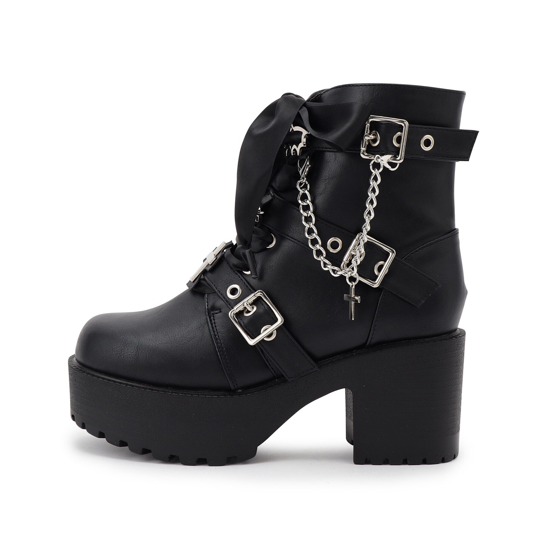 csT&P「厚底&times;コウモリ&times;十字架スニーカー」|ショートブーツ|