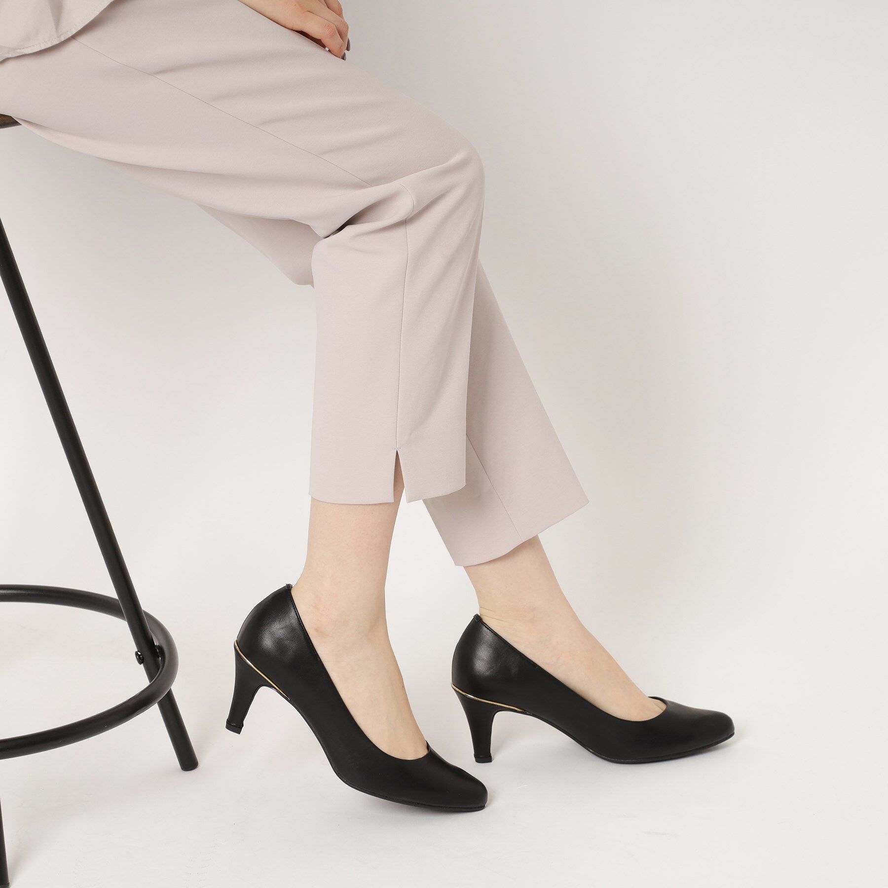 ESPERANZA「【12時間パンプス】約7.5㎝／アソート素材　歩きやすくて疲れにくい」|パンプス|