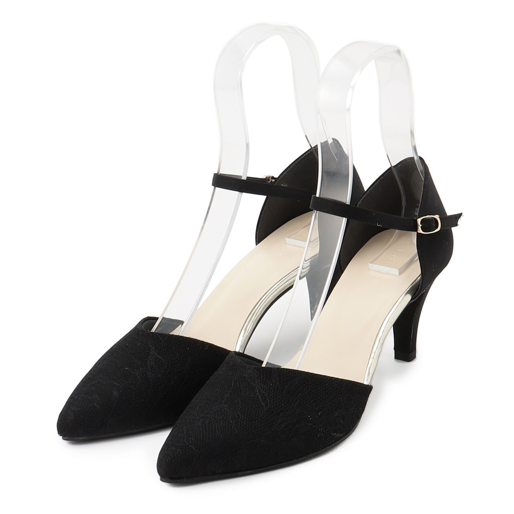 ESPERANZA「アンクルストラップパンプス」|パンプス|ブラック(919)