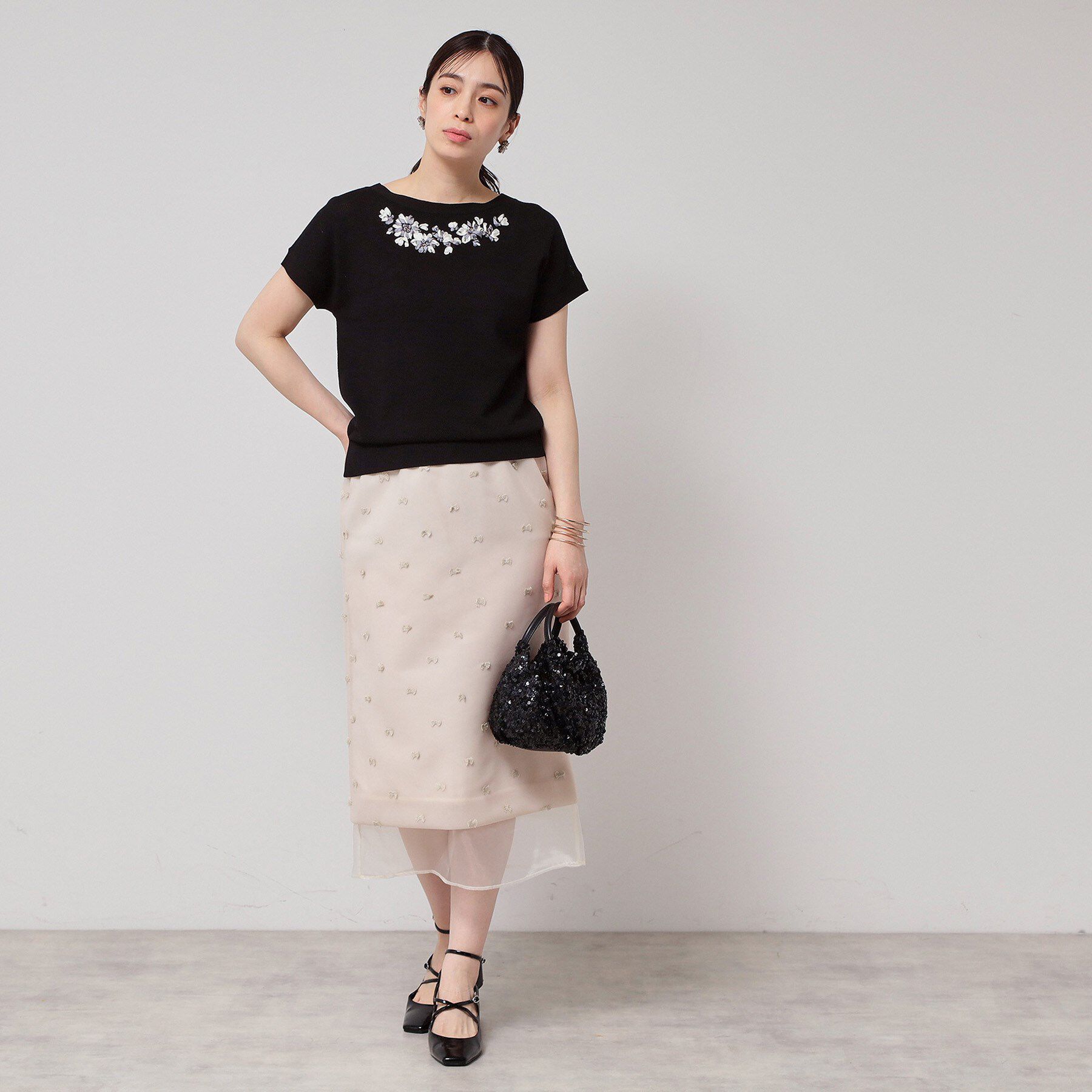 SunaUna「【SS～Lサイズ展開／手刺繍】クラフトニット」|ニット・セーター|