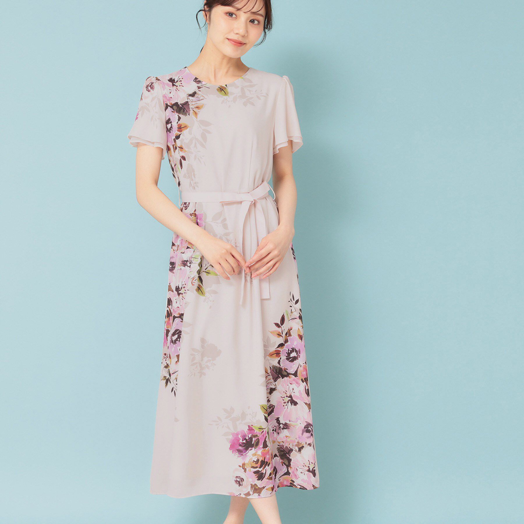 SunaUna「【&yours project】パネル柄ワンピース」|ワンピース|ピンク(171)