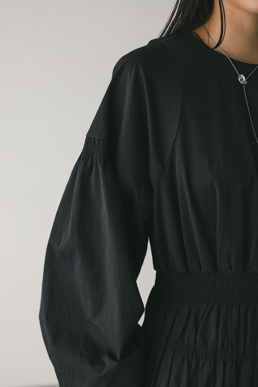 STYLEMIXER「シャーリングフォルムワンピース」|ワンピース|