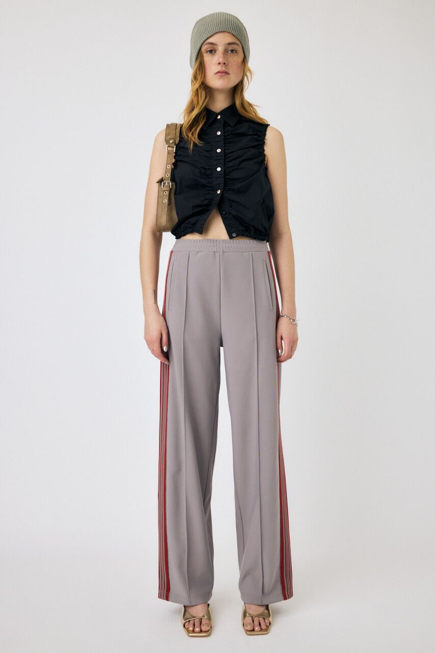 MOUSSY「GATHER SLEEVELESS シャツ」|シャツ・ブラウス|