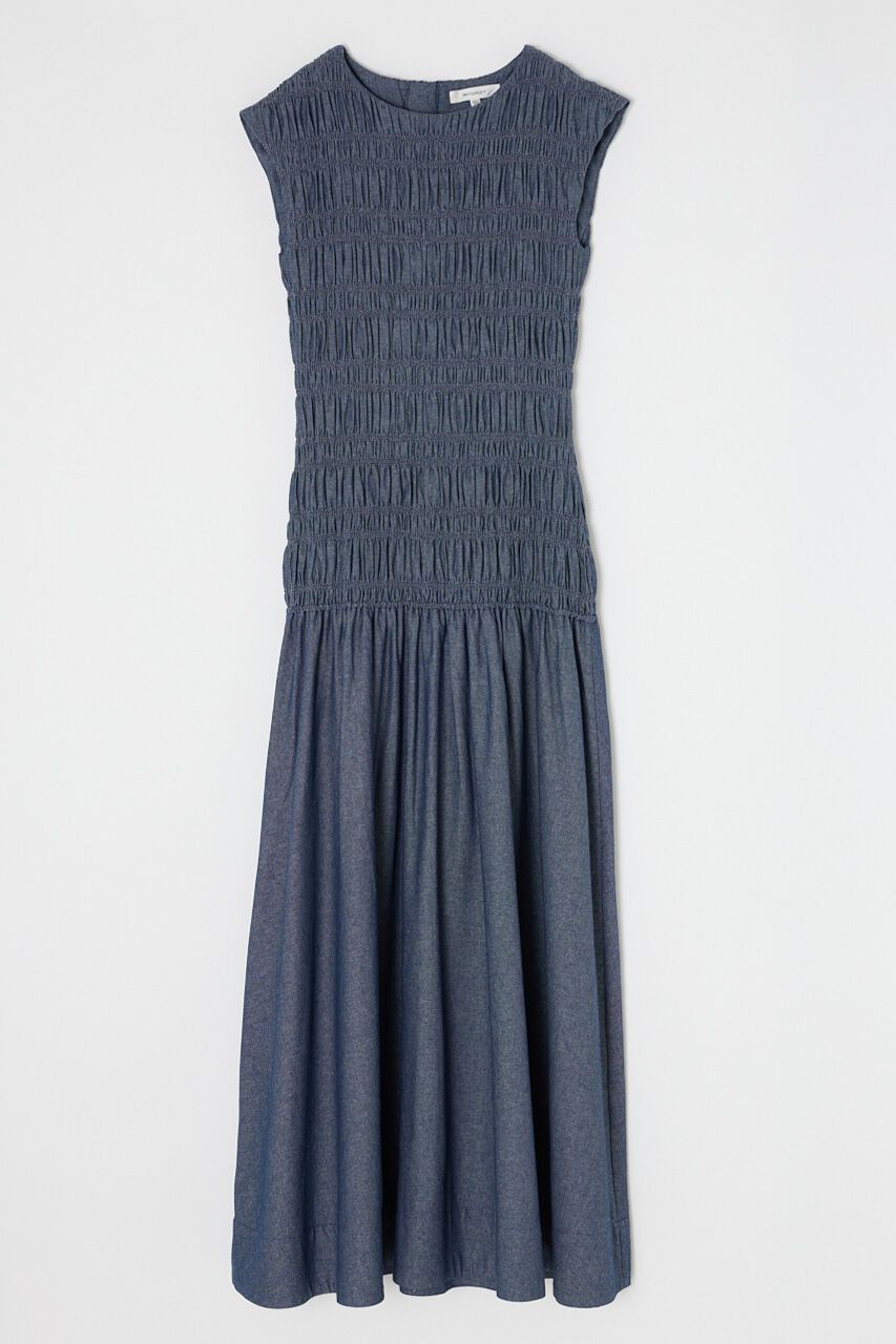 MOUSSY「SHIRRING GATHER SUMMER ドレス」|ワンピース|