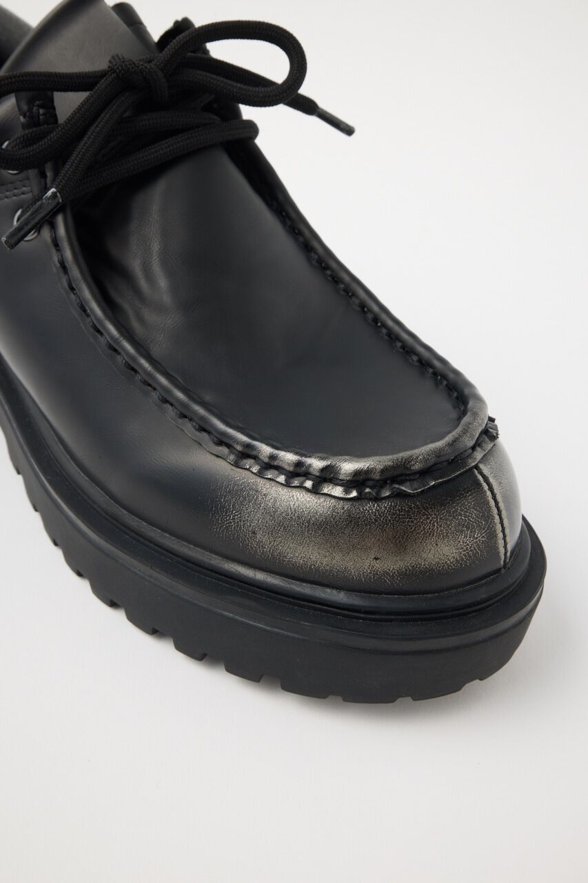 MOUSSY「CHUNK SOLE レースアップシューズ」|ローファー|