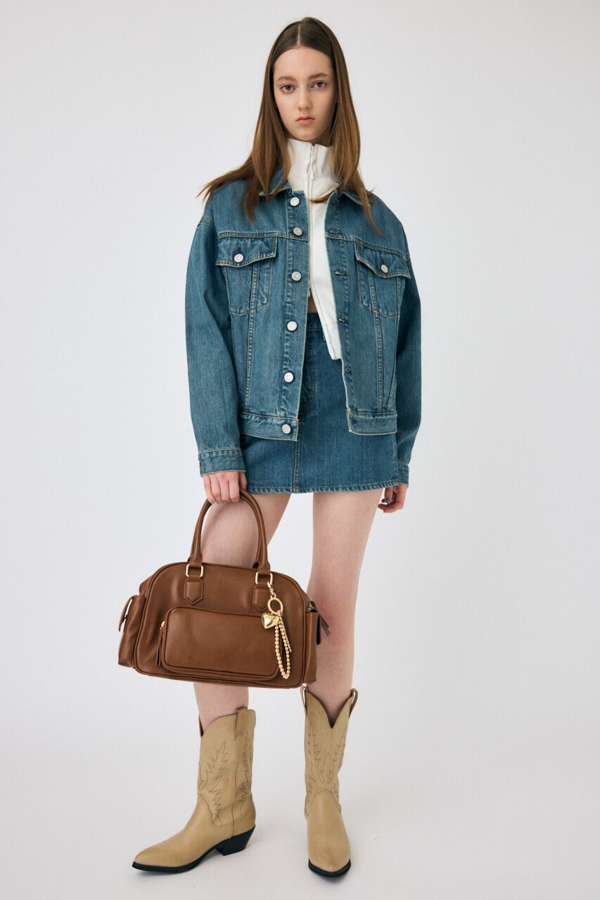 MOUSSY「TINTED DENIM ミニスカート」|スカート|