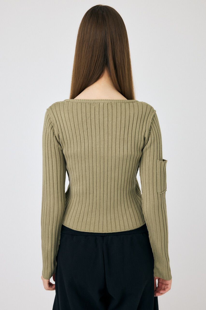 MOUSSY「RIB KNIT CD & タンク」|ニット・セーター|