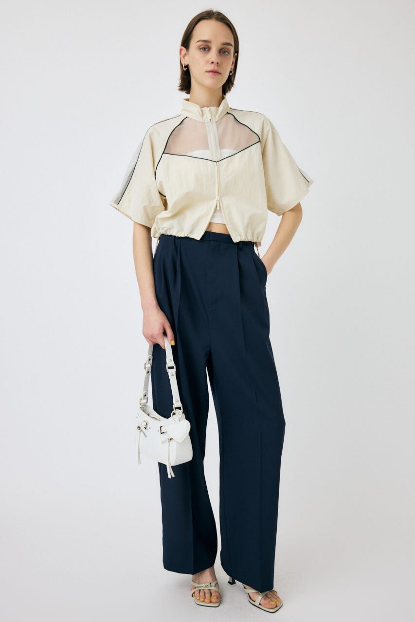 MOUSSY「PIPING HALF SLEEVE トラックジャケット」|その他|