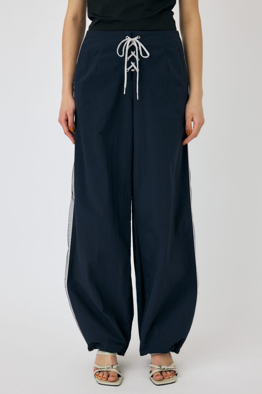 MOUSSY「SHEER PANEL LACE UP パンツ」|その他|
