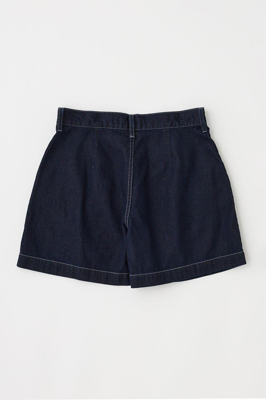 MOUSSY「DENIM タック ショーツ」|デニム|