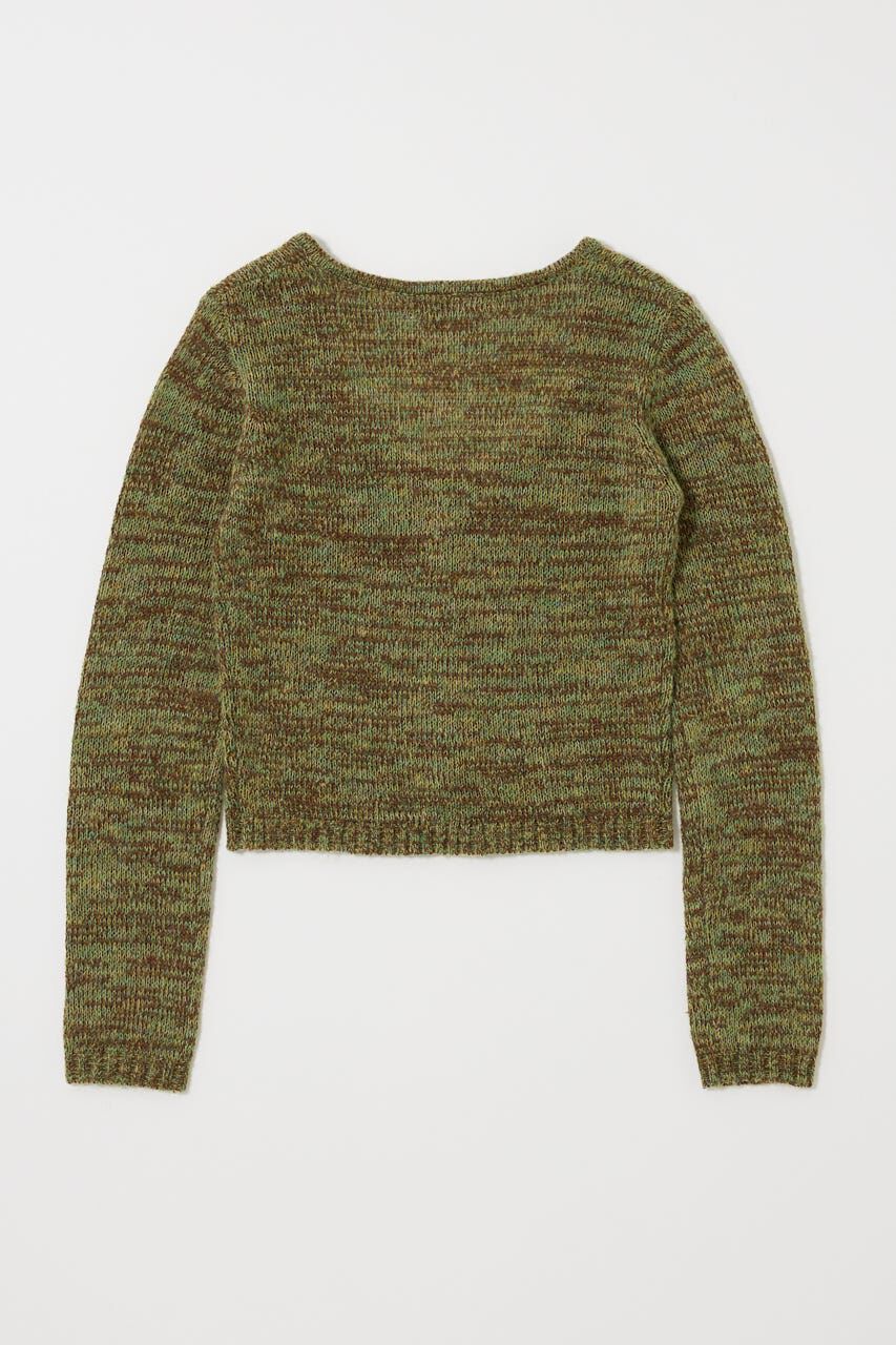 MOUSSY「MIX YARN KNIT トップス」|ニット・セーター|