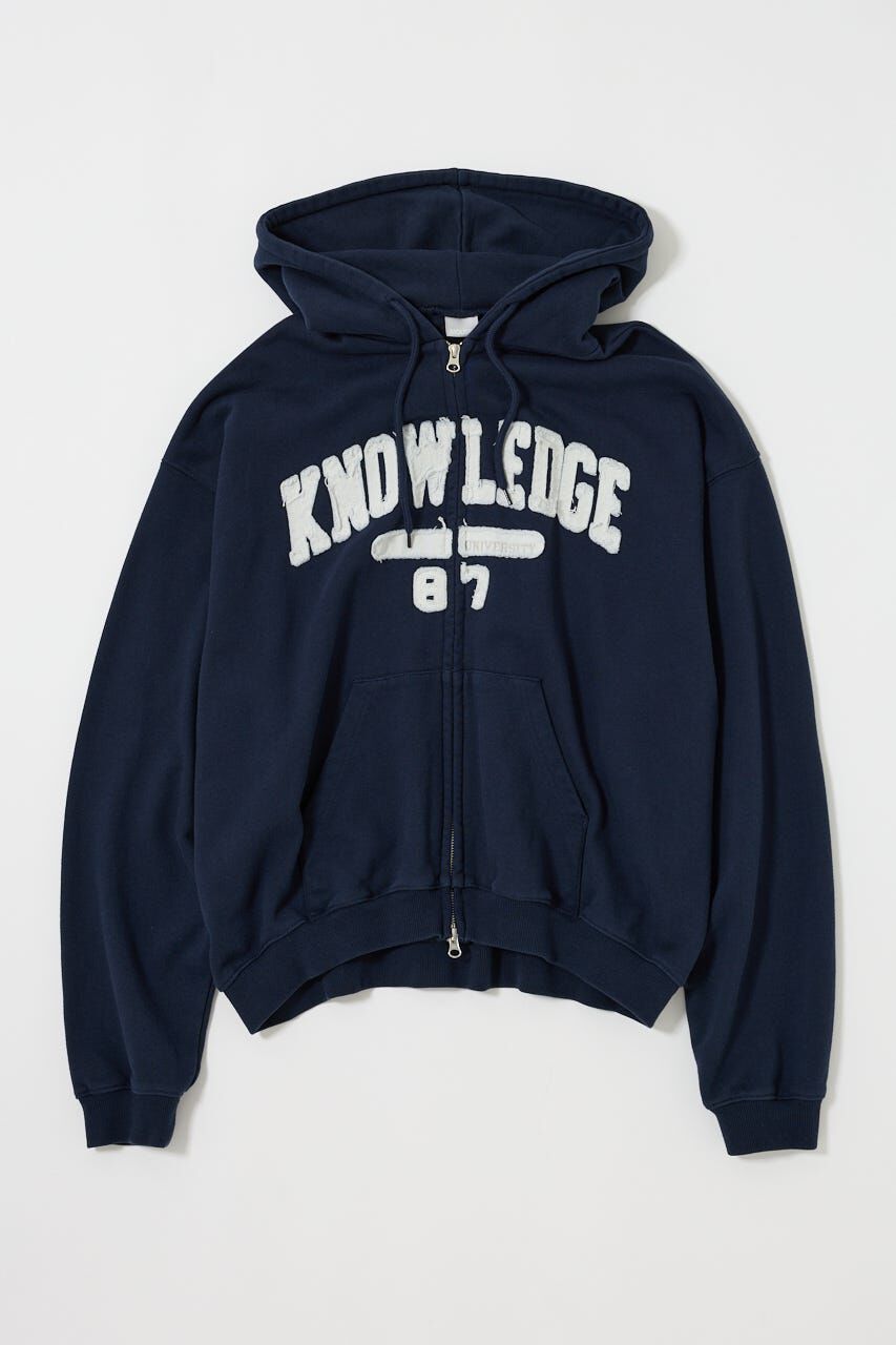 MOUSSY「COLLEGIATE ZIP フーディー」|パーカー|