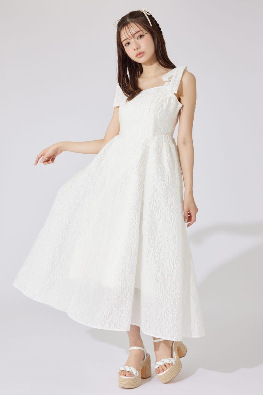 rienda「ショルダーリボンワンピース」|ワンピース|IVOY3