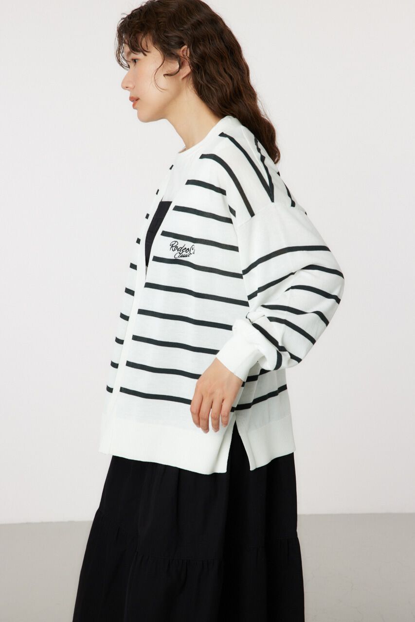 RODEO CROWNS「RCS LOGOニットトッパー」|カーディガン|