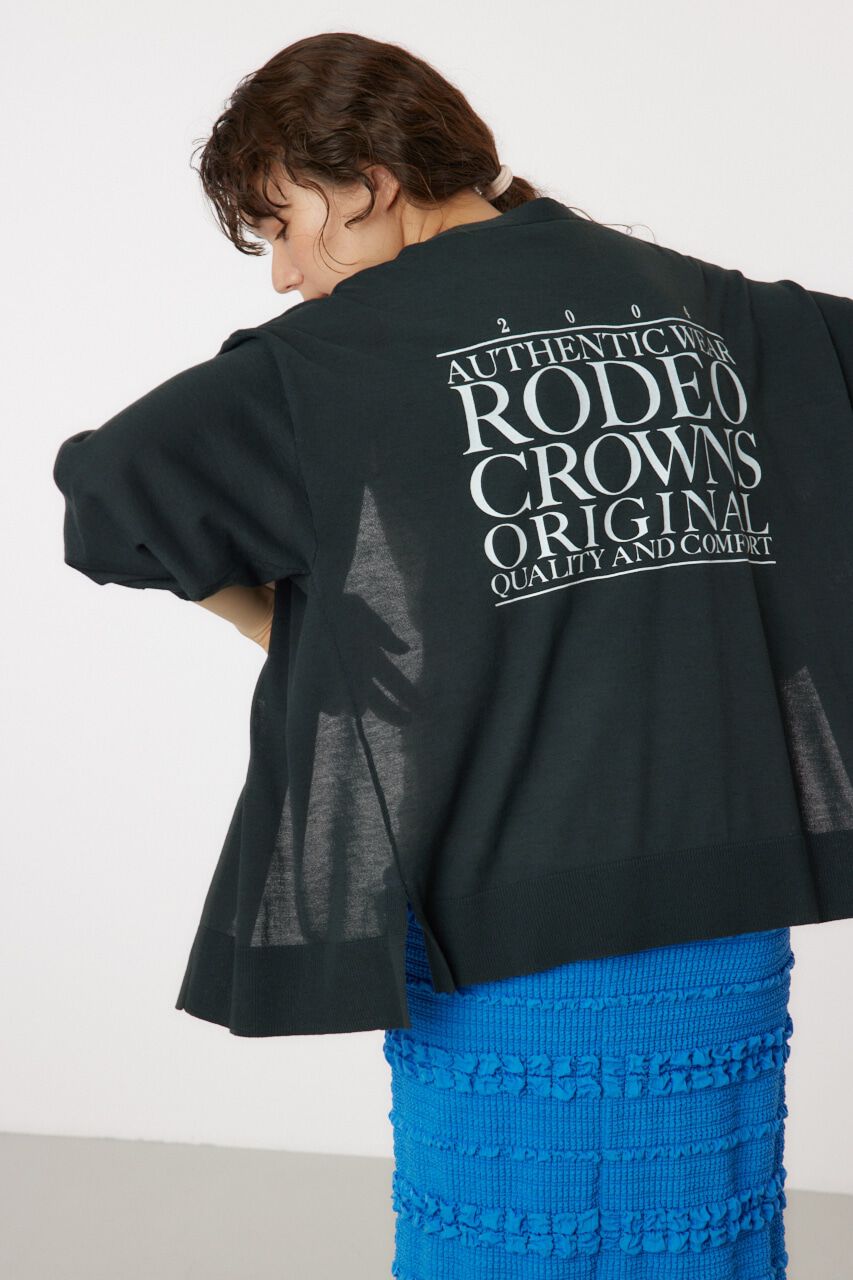 RODEO CROWNS「RCS LOGOニットトッパー」|カーディガン|