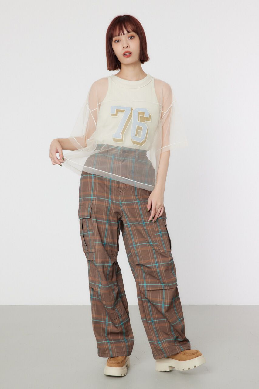 RODEO CROWNS「ミリタリーナンバリングシアートップス」|シャツ・ブラウス|