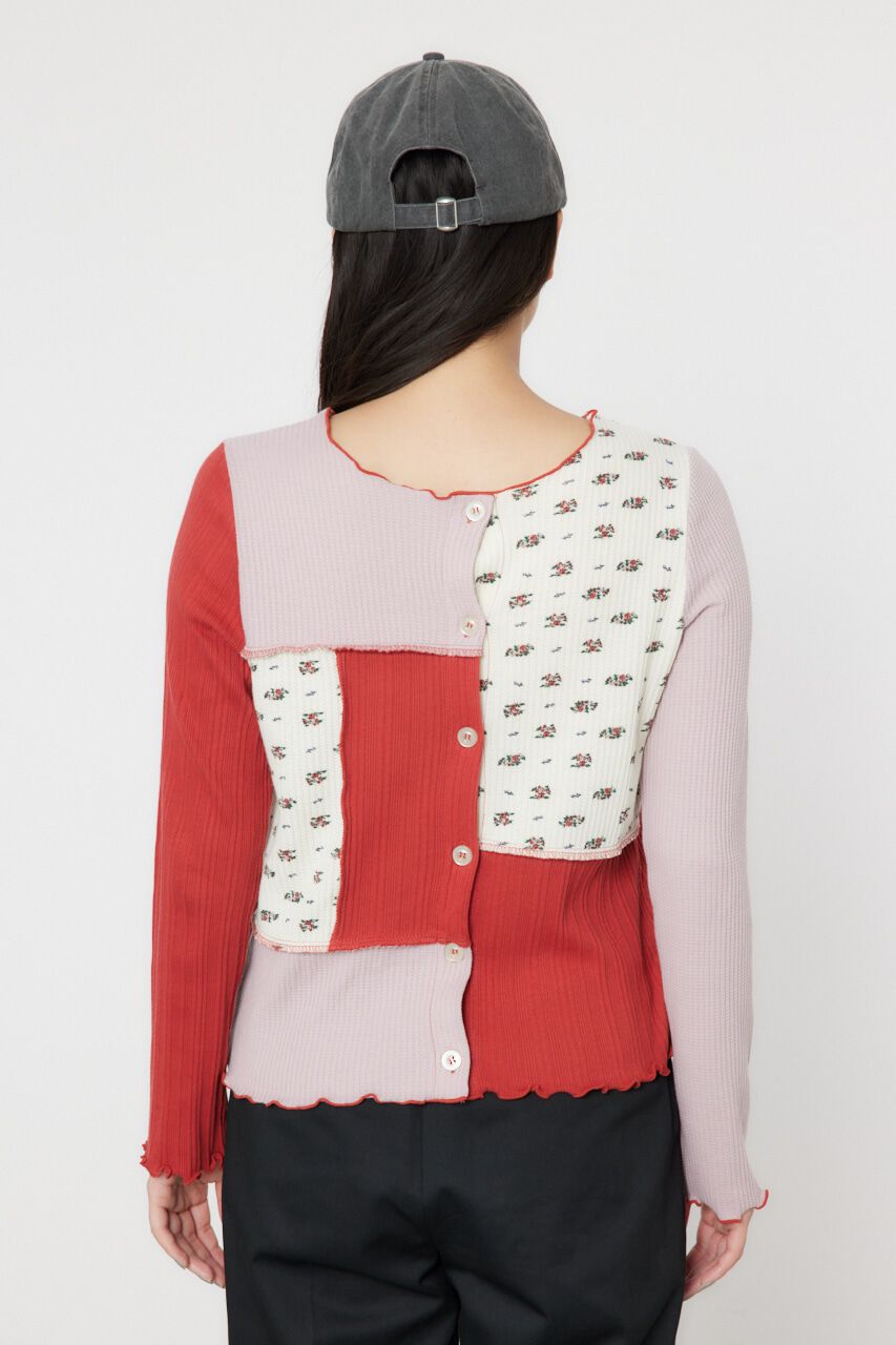 RODEO CROWNS「パッチワーク2WAYリブトップス」|Tシャツ・カットソー|