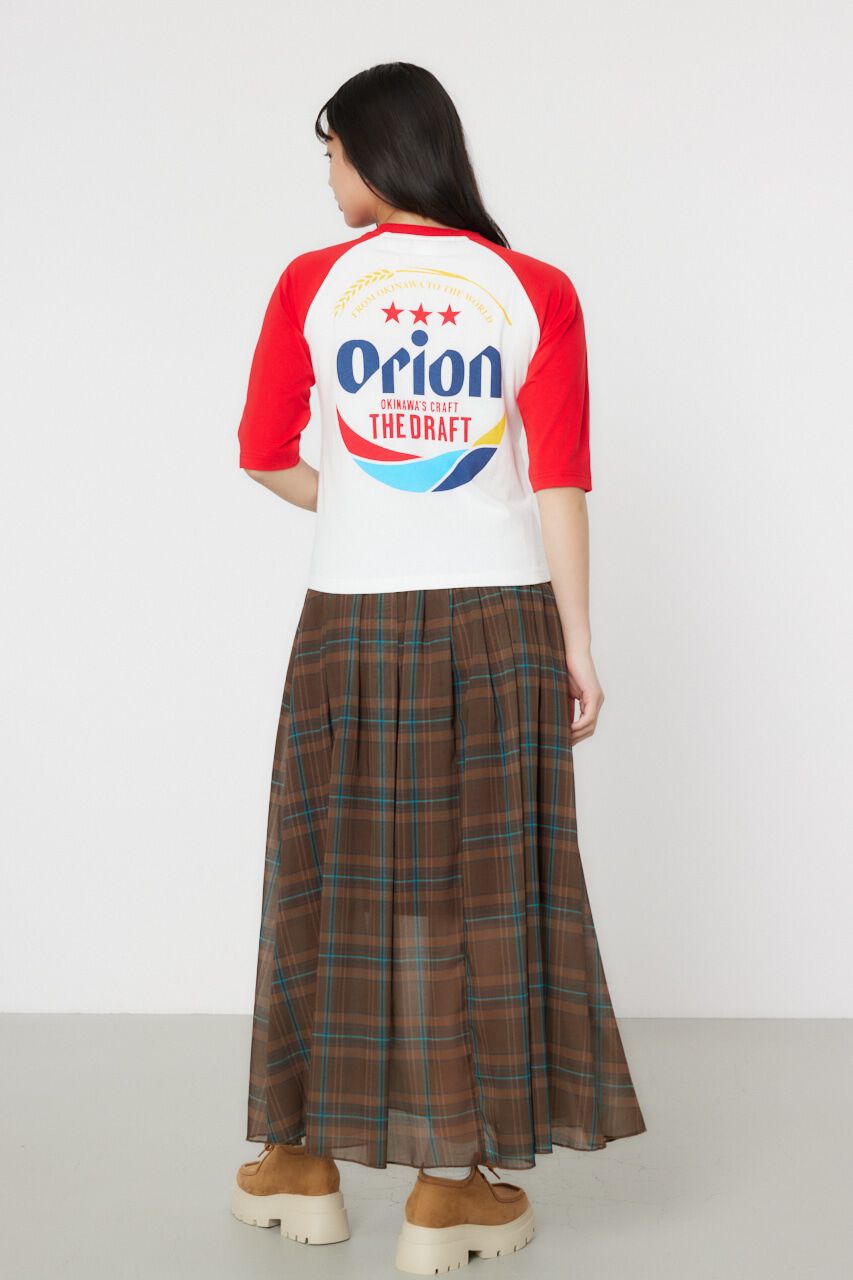 RODEO CROWNS「Orion BeerxRCSラグラン5分トップス」|Tシャツ・カットソー|