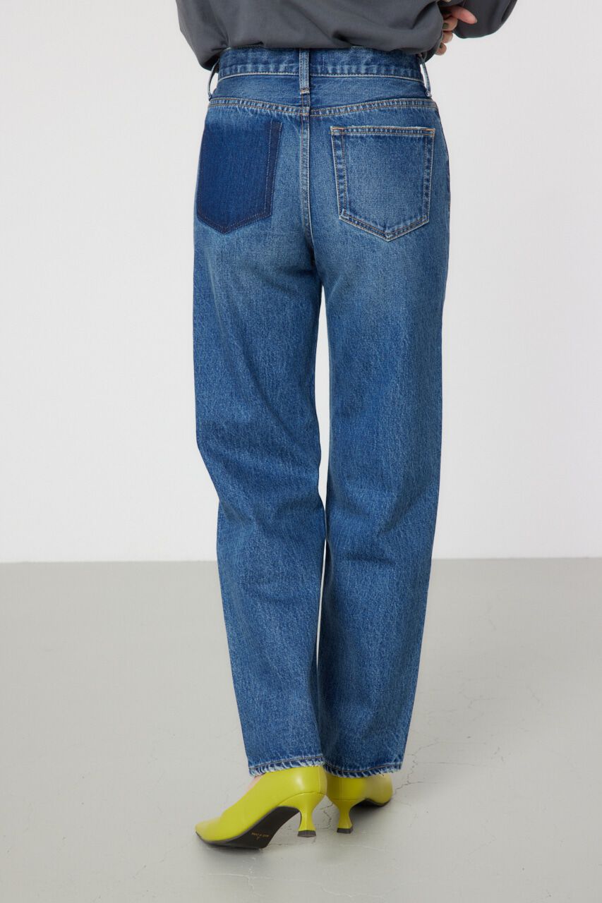 RODEO CROWNS「ポケットポーチストレートデニム」|デニム|