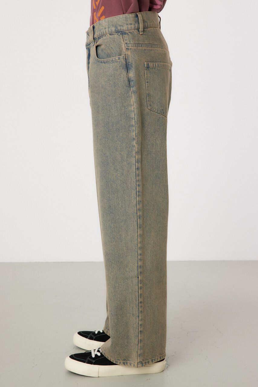 RODEO CROWNS「vintage wash ワイドデニムパンツ」|デニム|