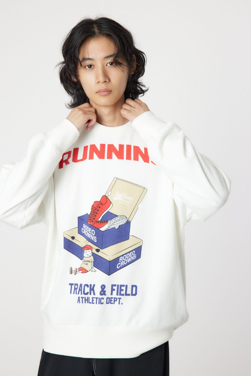 RODEO CROWNS「running boy スウェット」|パーカー|