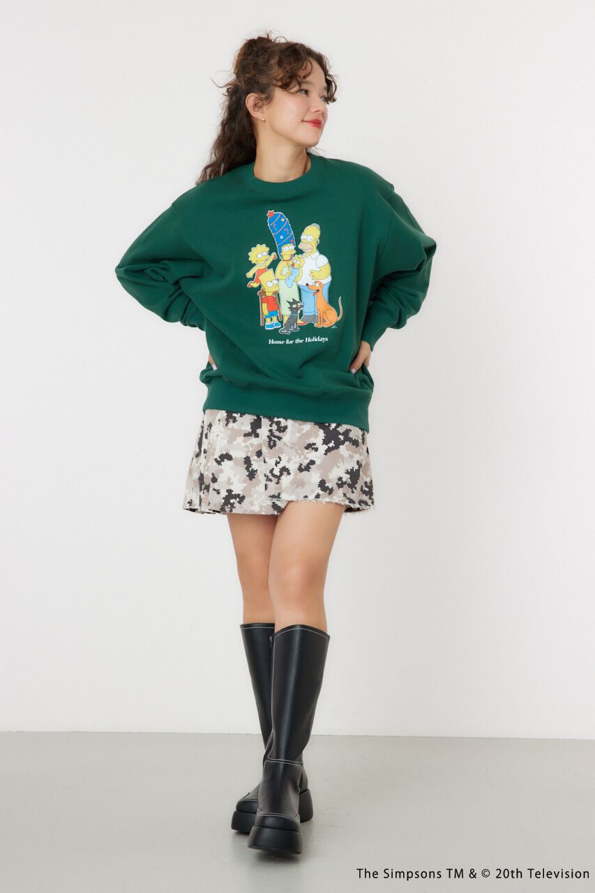 RODEO CROWNS「(THE SIMPSONS)Xmasスウェットトップス」|パーカー|