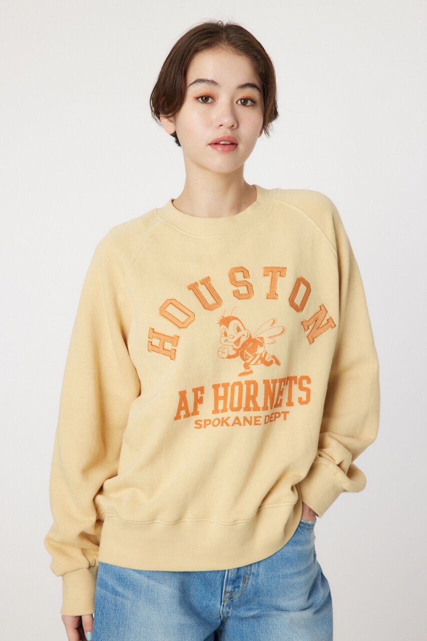 RODEO CROWNS「HOUSTON スウェットトップス」|パーカー|L/YEL1