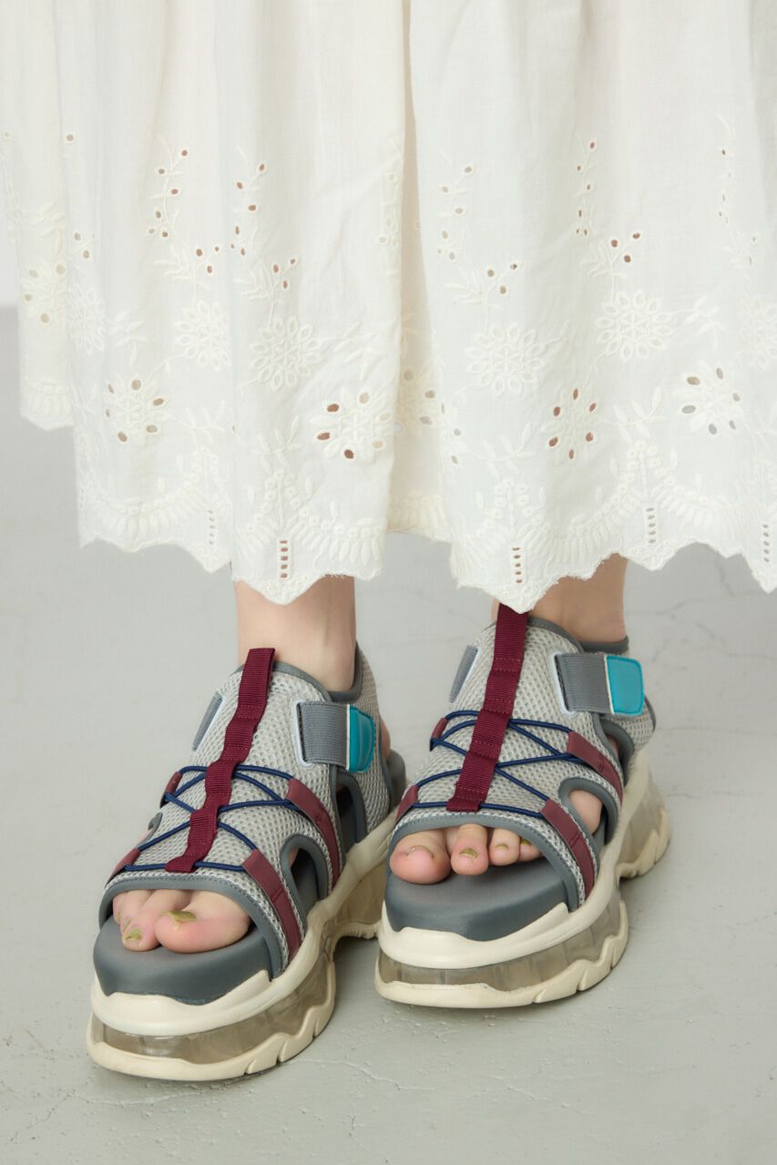 RODEO CROWNS「クリアソール ボリュームサンダル」|サンダル|