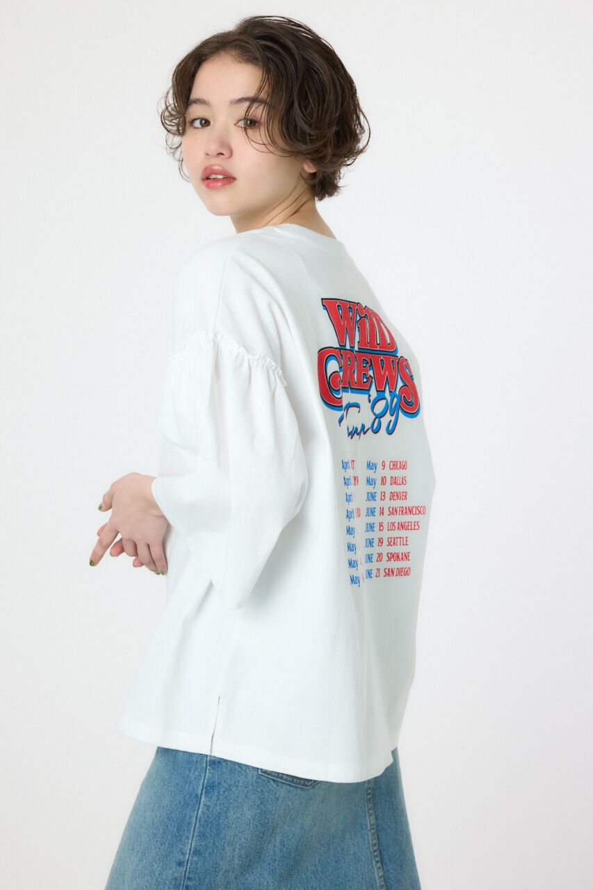 RODEO CROWNS「アソートグラフィックフリル袖 Tシャツ」|Tシャツ・カットソー|