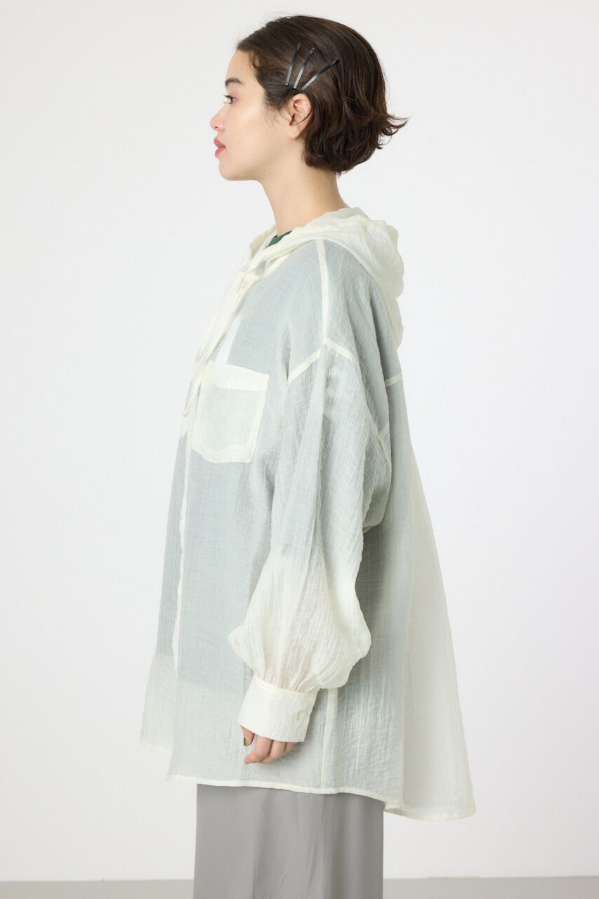 RODEO CROWNS「ワッシャーフーディーシャツ」|シャツ・ブラウス|