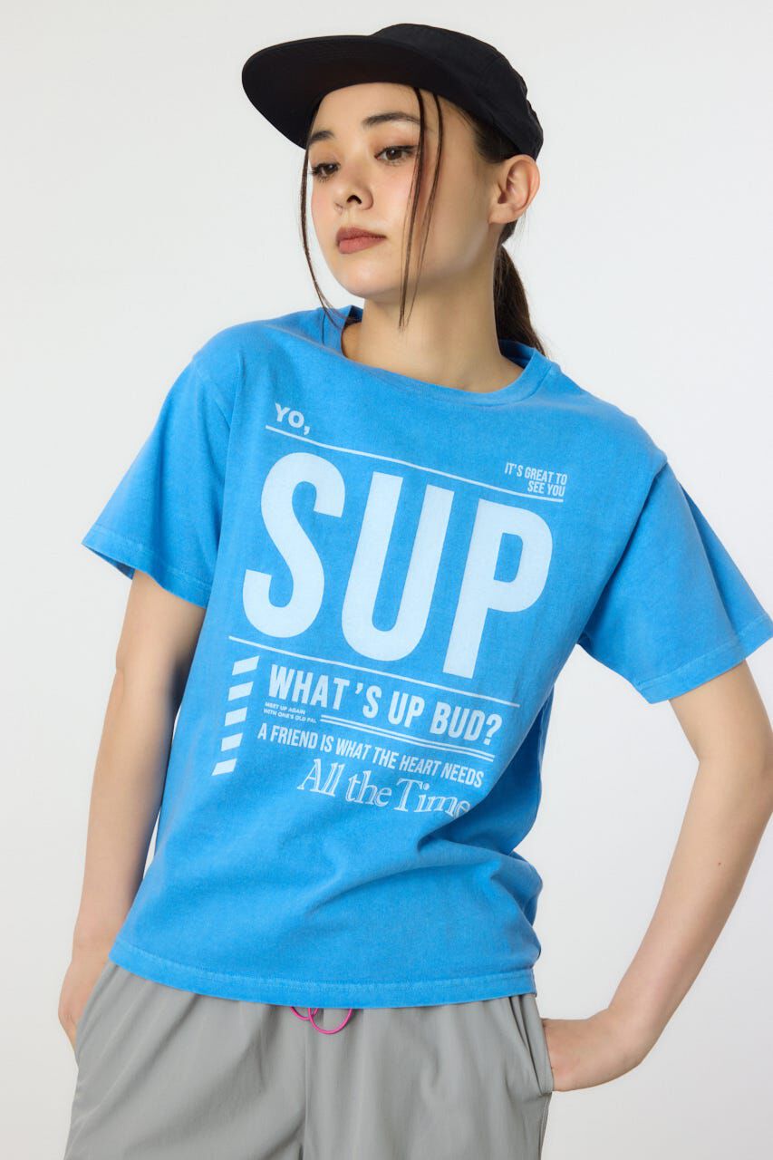 RODEO CROWNS「THREE-LETTER ACRONYM Tシャツ」|Tシャツ・カットソー|L/BLU1