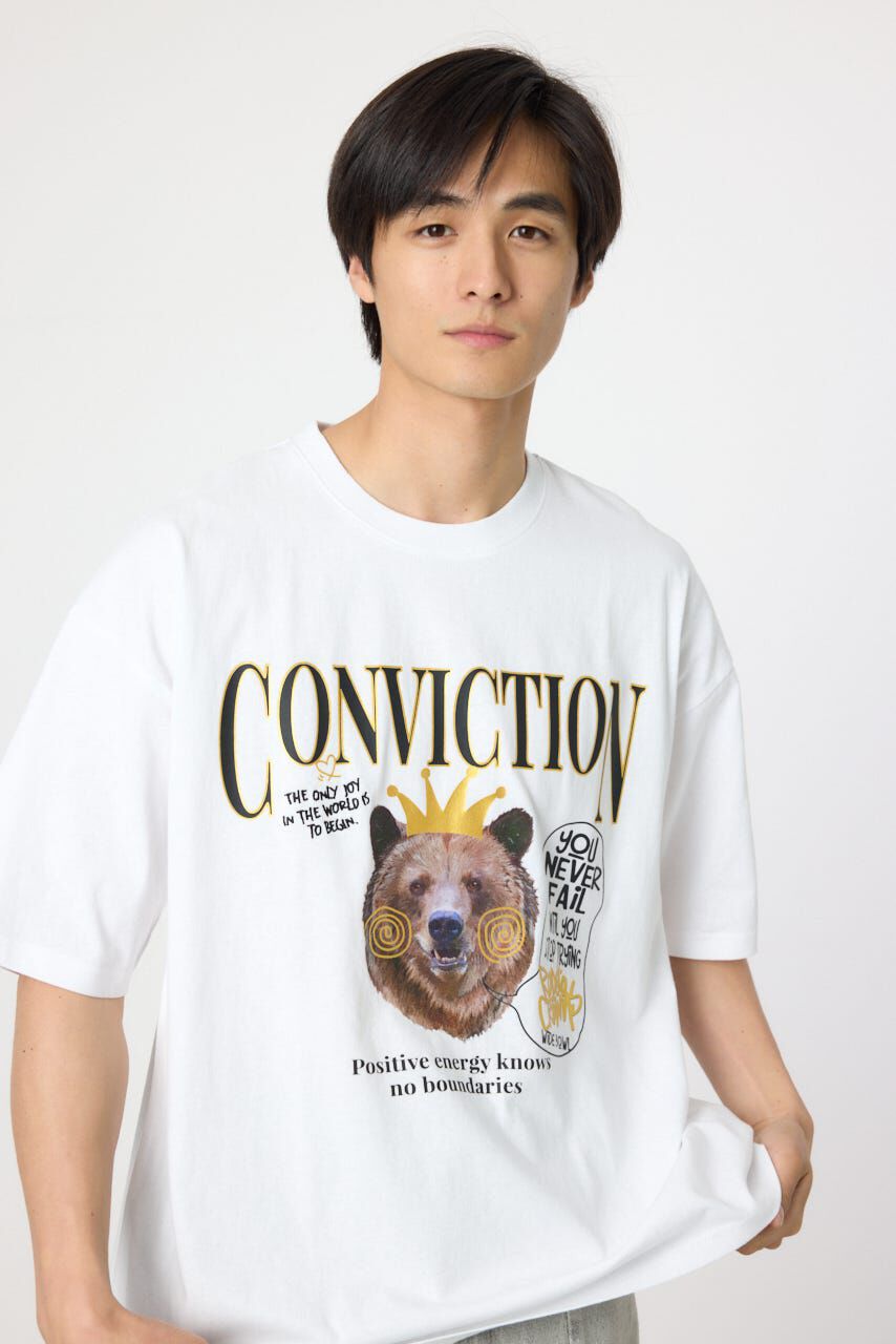 RODEO CROWNS「カレッジベアーTシャツ」|Tシャツ・カットソー|O/WHT1