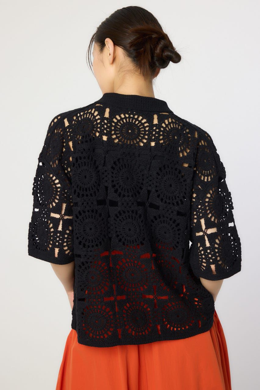 RODEO CROWNS「クロシェカーディガン」|シャツ・ブラウス|