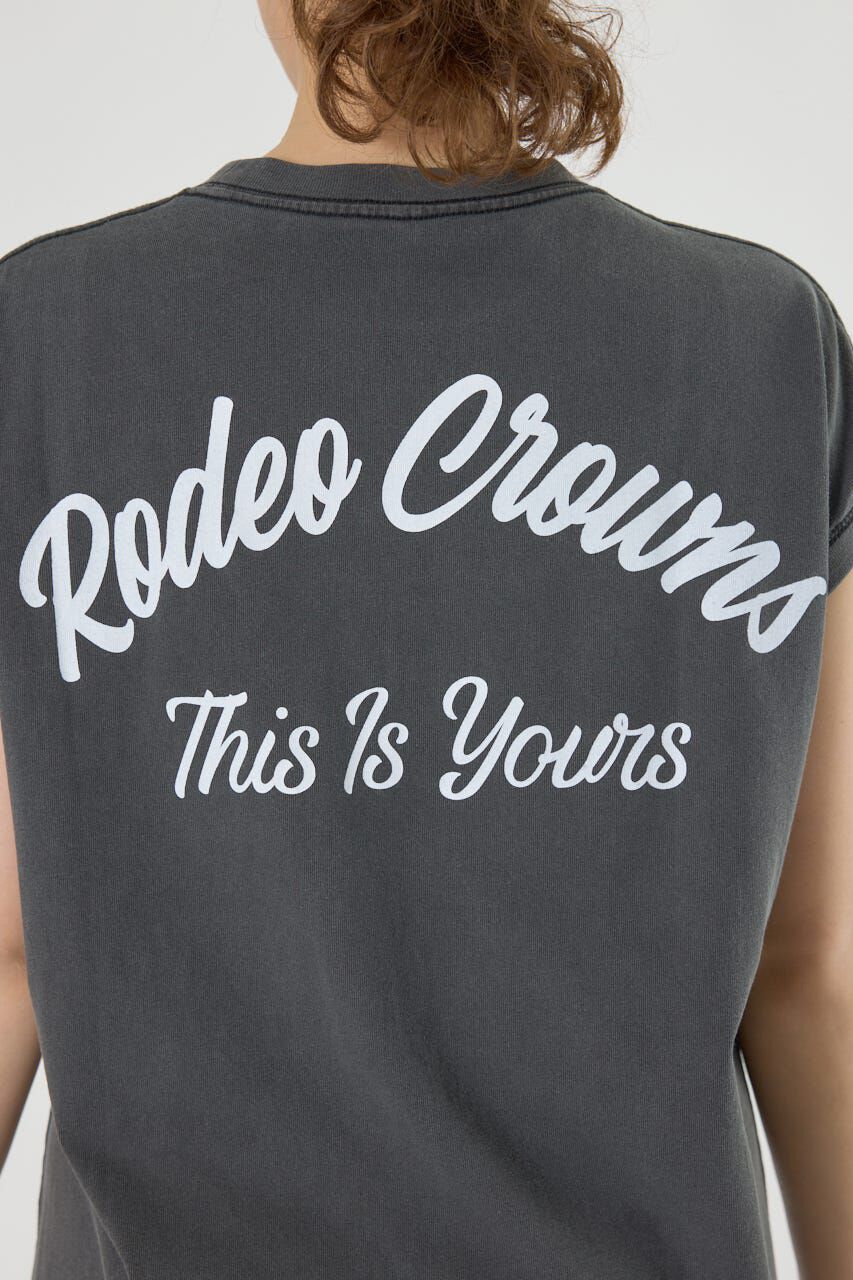 RODEO CROWNS「FADEロゴノースリーブトップス」|ニット・セーター|